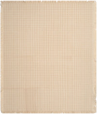 Natural Houndstooth Tapestry Throw