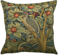 Woodpecker Left by William Morris European Cushion Cover by William Morris