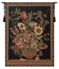 Century Floral Black European Tapestry