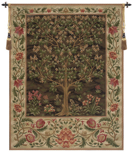 Tree of Life Brown II European Tapestry