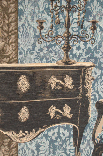 Mobilier Louis XVI Blue French Tapestry