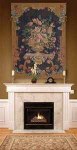 Bouquet XVIII in Bleu French Tapestry