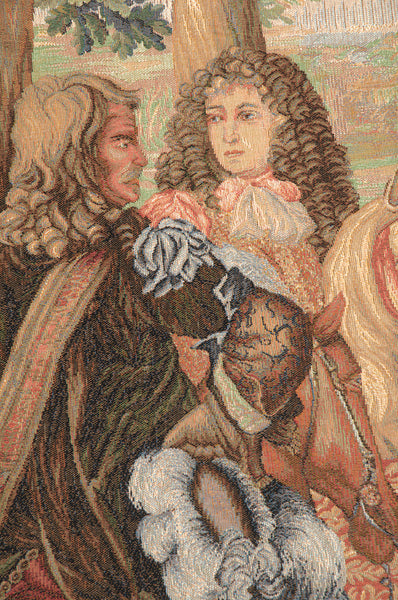 La Prise de Lille Square French Tapestry