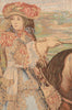 La Prise de Lille Square French Tapestry