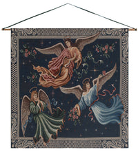 Angels on High Dark Fine Art Tapestry by Lena Liu