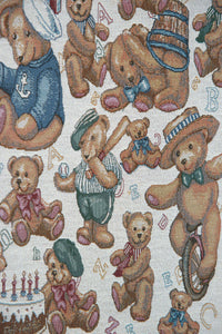 Tossed Teddies Fine Art Tapestry