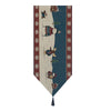 Santa and His Elfs Tapestry Table Runner