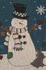 Country Snowman Tapestry Table Runner