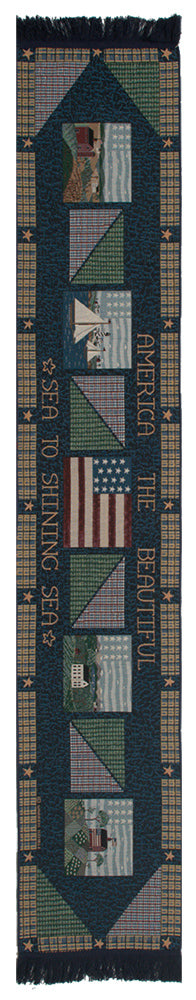 America The Beautiful III Tapestry Table Runner