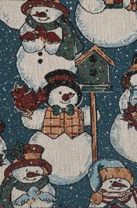 Snowmen Snowings Tapestry Table Runner
