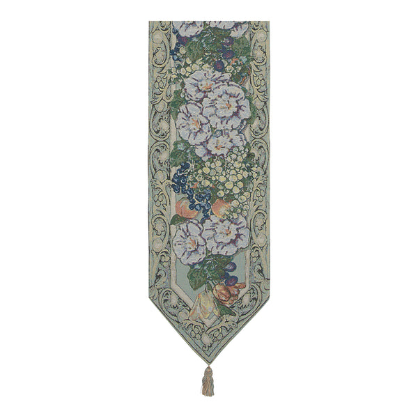 Floral Collage Tapestry Table Runner