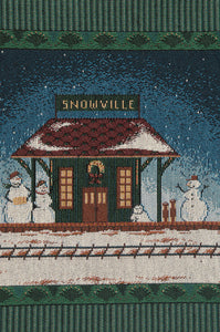 Christmas Collage I Tapestry Table Runner