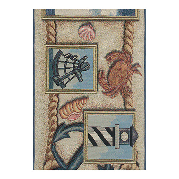 Light House  & Sea Shells I Tapestry Table Runner