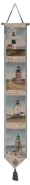 Out to Sea Tapestry Bell Pull