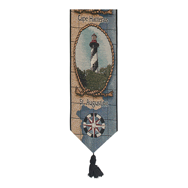 Lighthouses of the South East-Augustine Tapestry Bell Pull