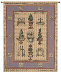 Garden Features Fine Art Tapestry