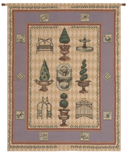 Garden Features Fine Art Tapestry
