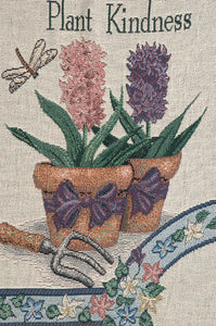 Plant Kindness Tapestry Throw