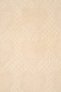 Natural Hearts Tapestry Throw