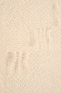 Natural Squares Tapestry Throw