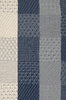Blue Jeans Block Quilt Tapestry Throw