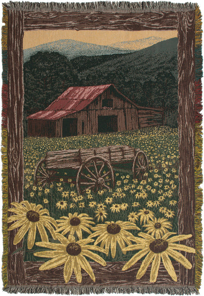 Black Eyed Susan II Tapestry Throw