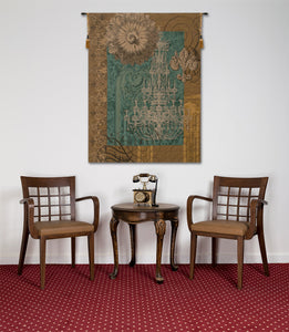 Le Grand Lustre Blue French Tapestry