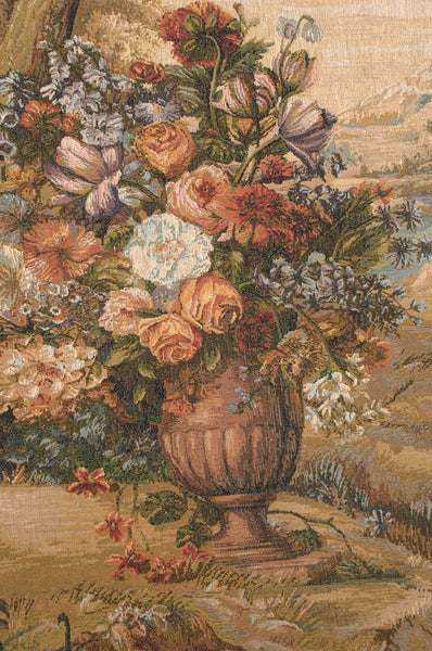 Bouquet au Drape No People French Tapestry