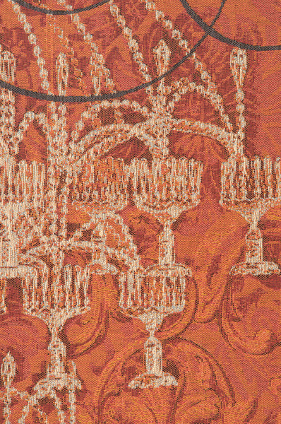 Le Grand Lustre Orange French Tapestry