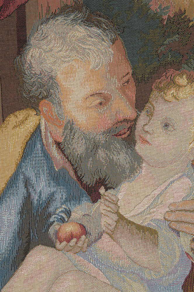 Joseph to the Child French Tapestry