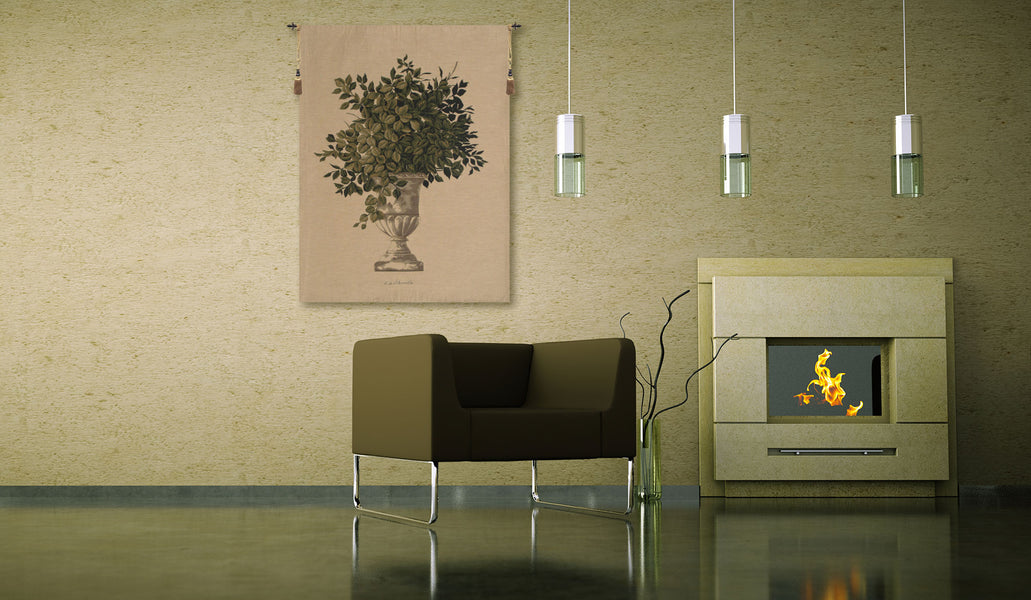 Greenery Beige European Tapestry