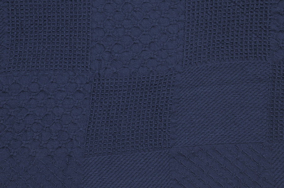 Squares In Blue Tapestry Throw