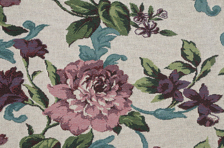 Floral Frame Tapestry Throw