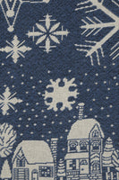 Snowflake Village Tapestry Throw