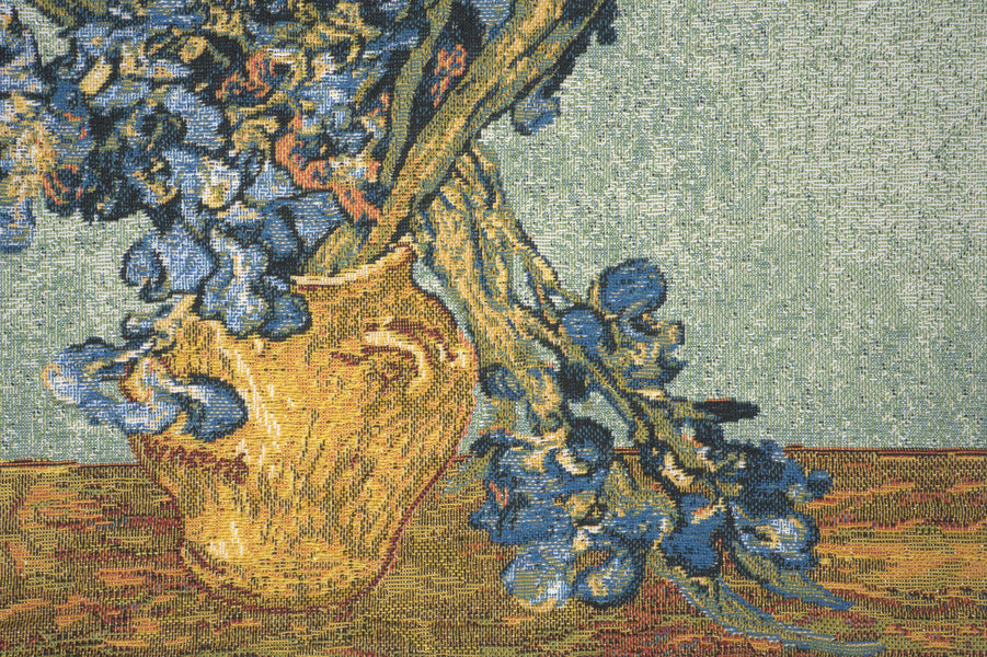 Vase Iris European Cushion Cover