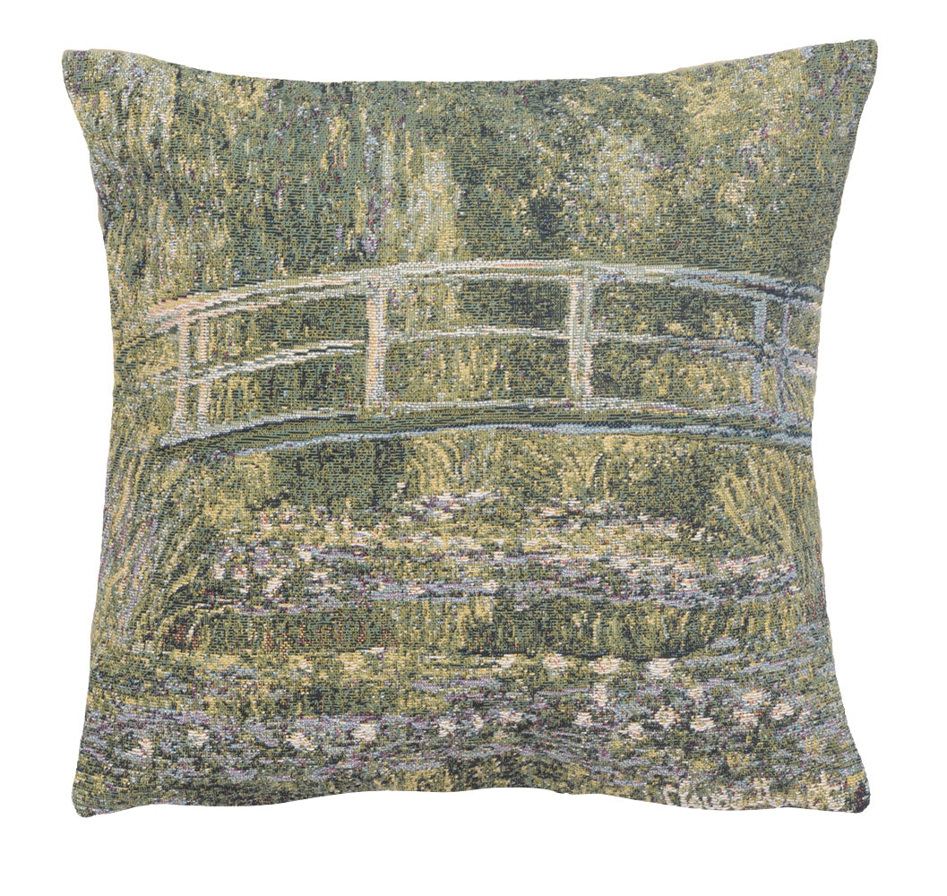 Monet's Bridge at Giverny III European Cushion Cover