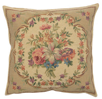 Bouquet Floral Beige European Cushion Cover