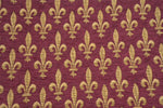 Fleur de Lys Rouge IV European Cushion Cover