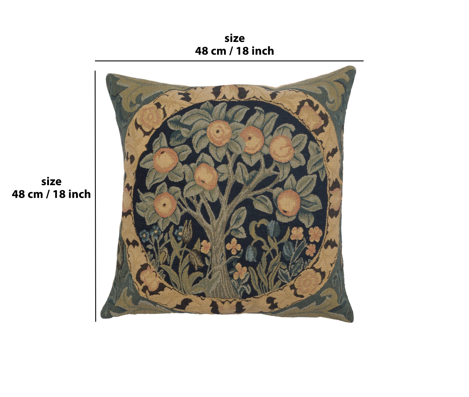 Orange Tree III European Cushion Cover