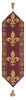 Fleur de Lys Red III European Table Runner