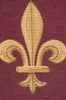 Fleur de Lys Red III European Table Runner