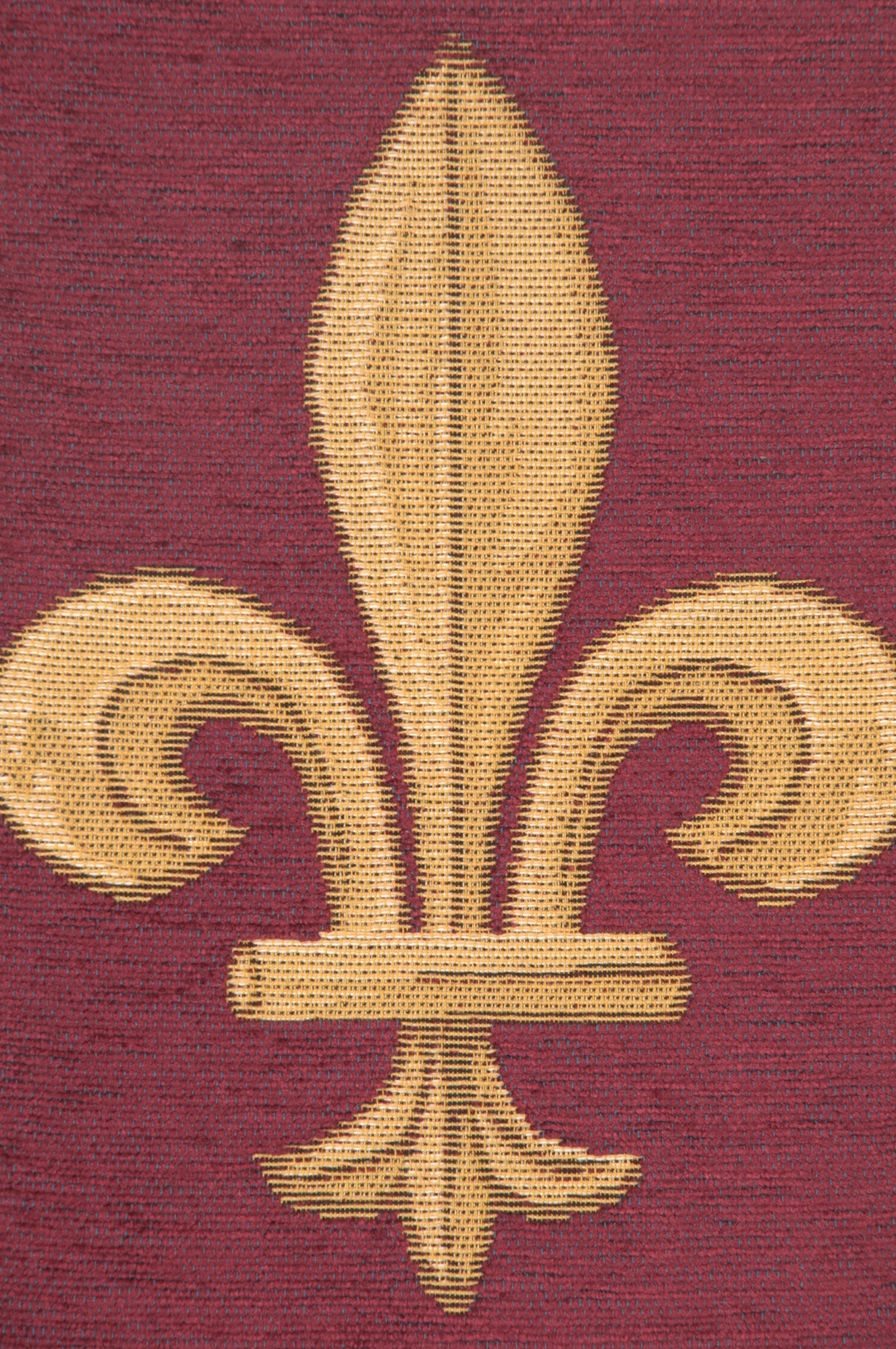 Fleur De Lys Red VI European Table Runner