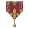 Fleur De Lys Red VI European Table Runner
