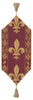 Fleur De Lys Red VI European Table Runner