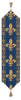 Fleur de Lys Blue VI European Table Runner