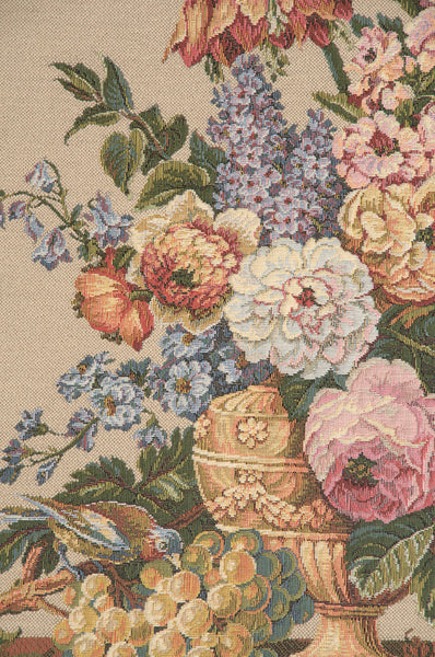 Brussels Bouquet Creme European Tapestry