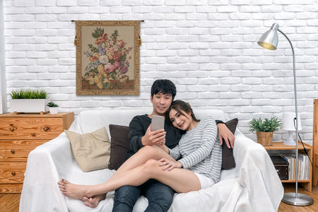 Brussels Bouquet Creme European Tapestry