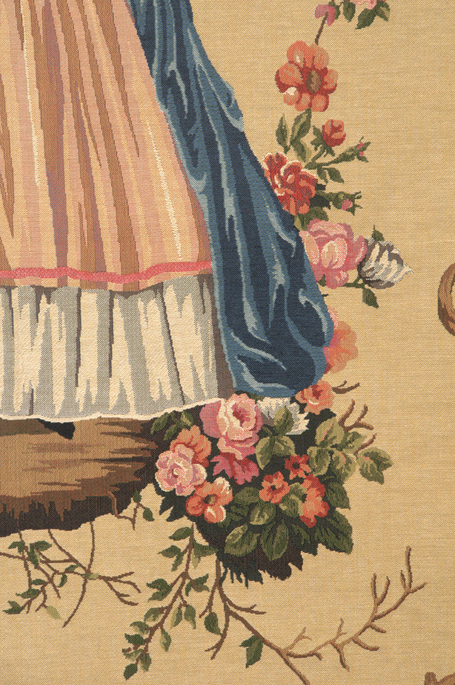 A Lady Waiting European Tapestry