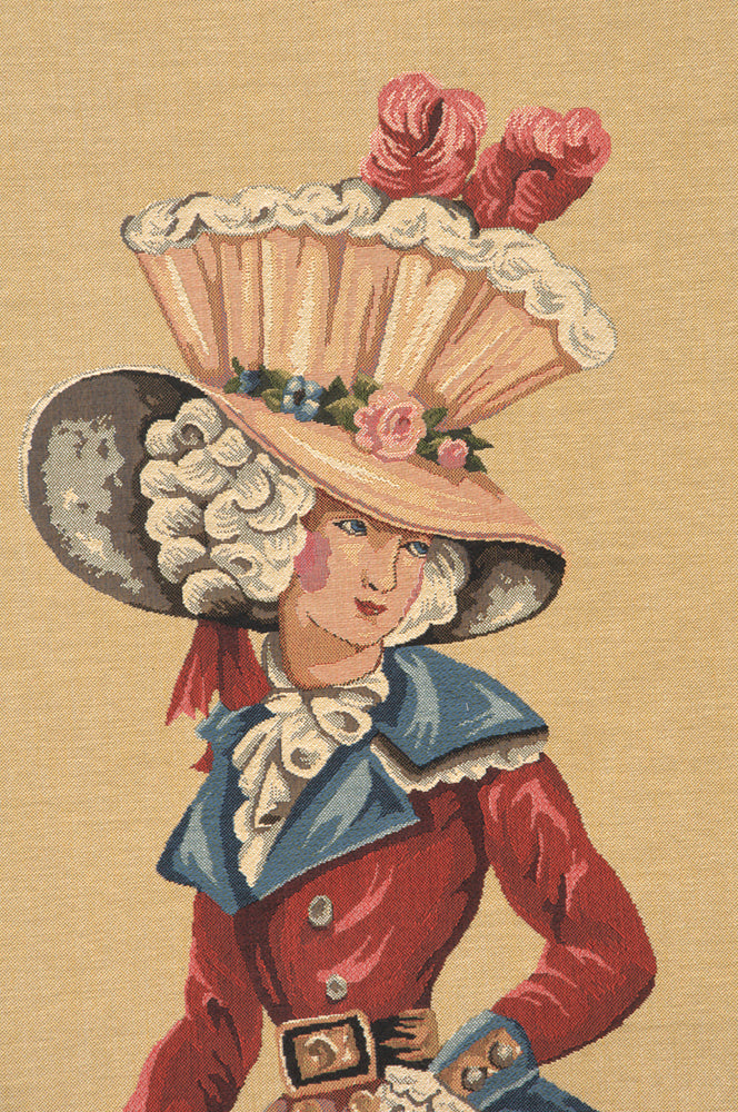 A Lady Waiting European Tapestry