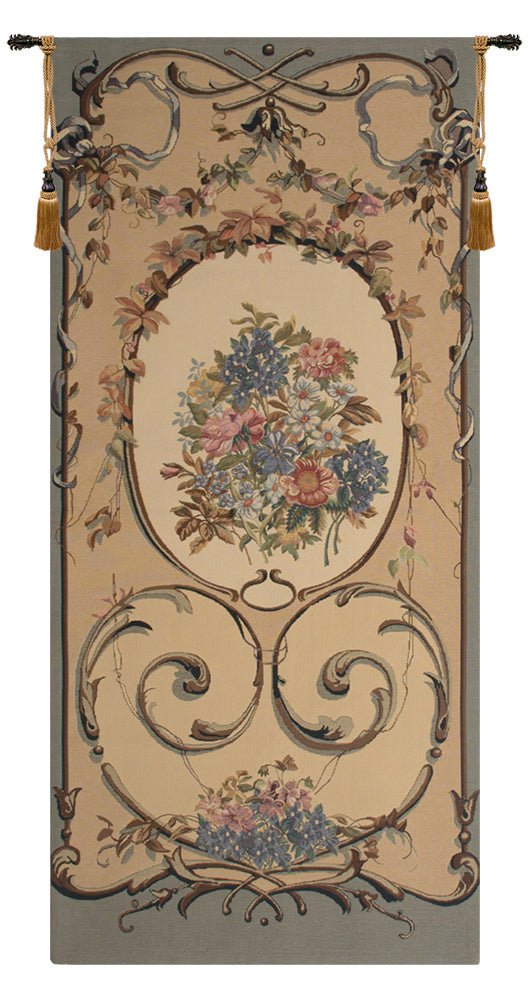 Caroline Blue Belgian Tapestry Wall Hanging